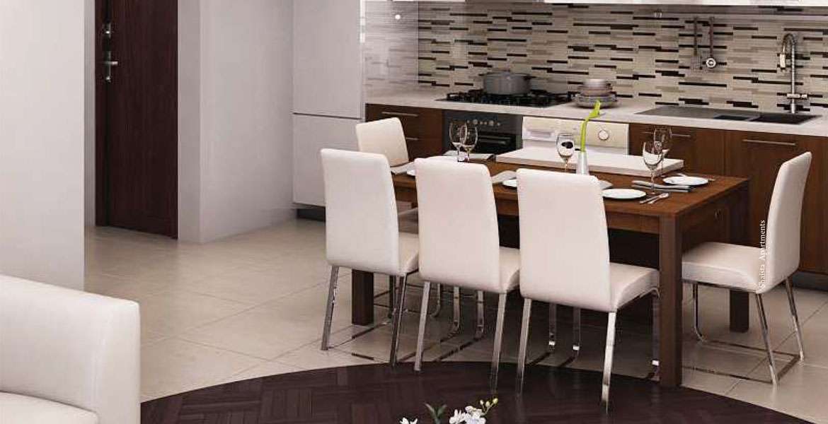 Master kitchen with attached Dinning Hall - Azizi Shaista Residence